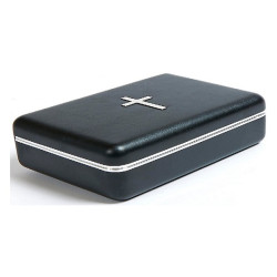 Portable Communion Set - Legacy Hard shell case with tray & annointing oil bottle
